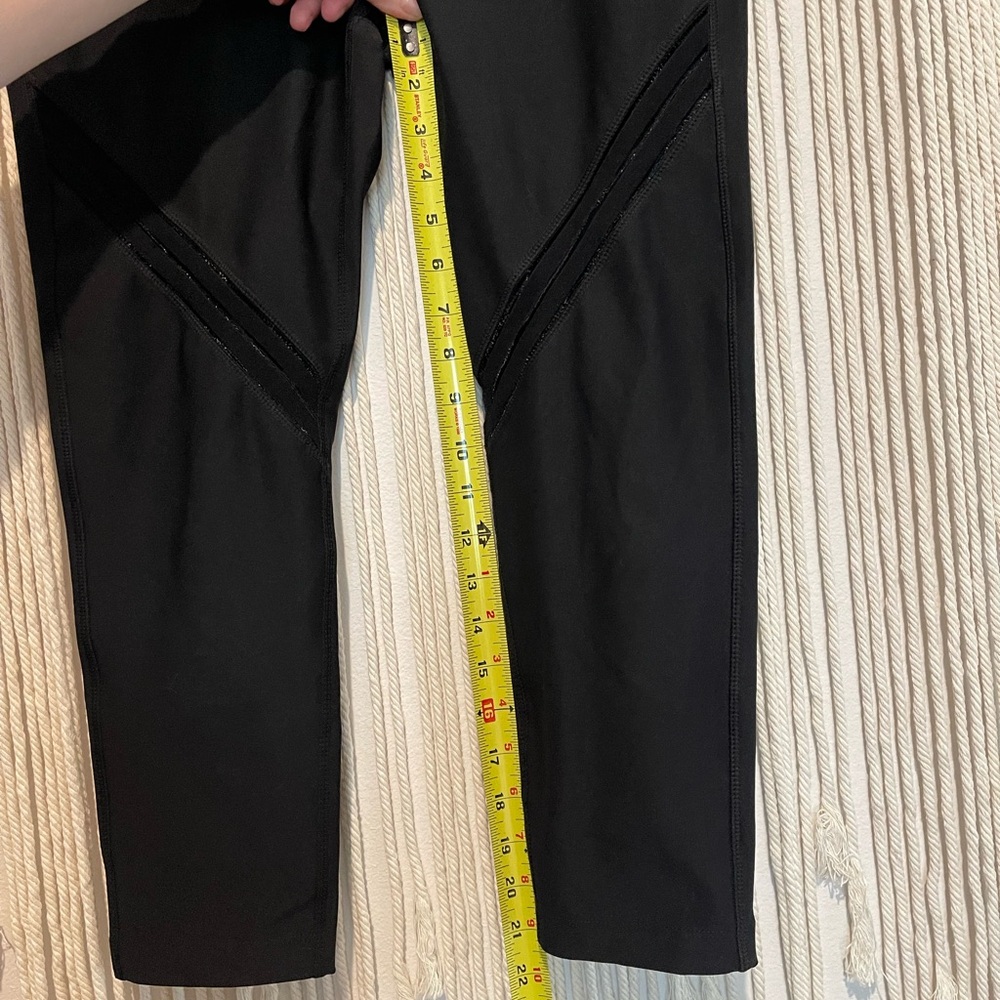 Avia Yoga Workout Lifting Running Leggings W/ Mesh Sz M - Picture 7 of 7